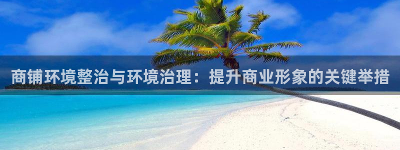 凯发k8国际首页登录：商铺环境整治与环境治理：提升商业形象的关键举措